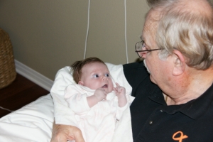 Grace Talking to Grandpa